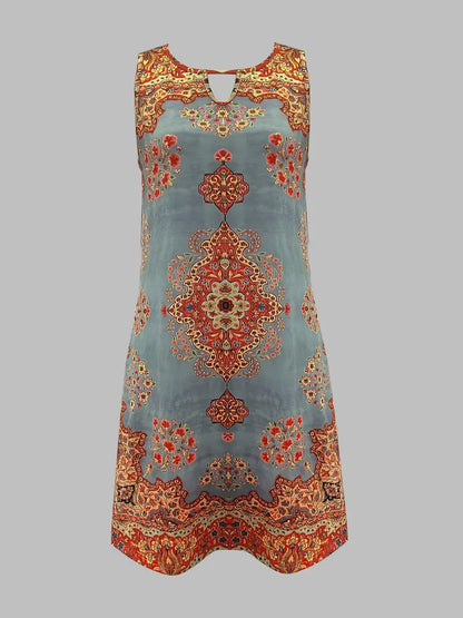 Sadie | Frühling und Sommer Kleid mit Schlüssellochausschnitt