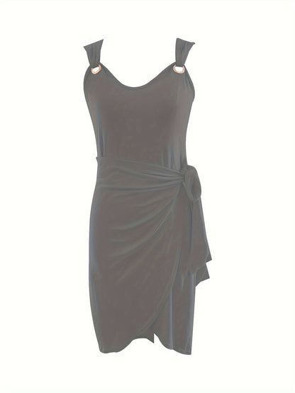 Alma | Krawatte Einfarbiges Kleid