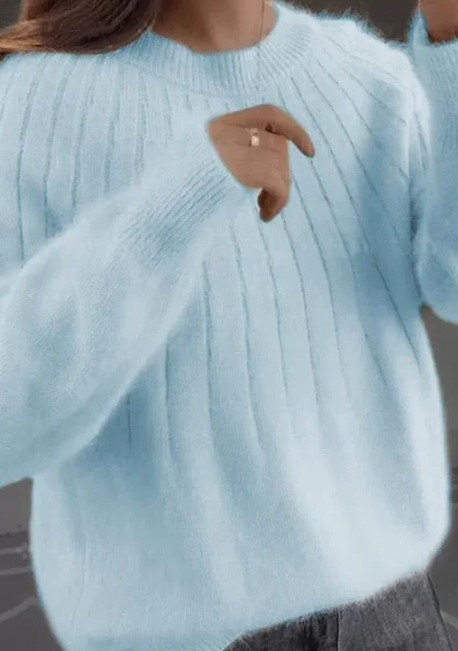 Dollie - Flauschiger Kaschmir-Strickpullover