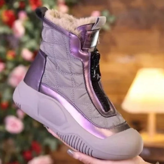 Eden | Wasserdichte Retro-Schneestiefel
