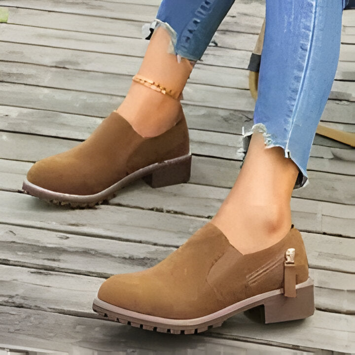 Danna | Damen Slip-On Flats - Bequemer niedriger Absatz