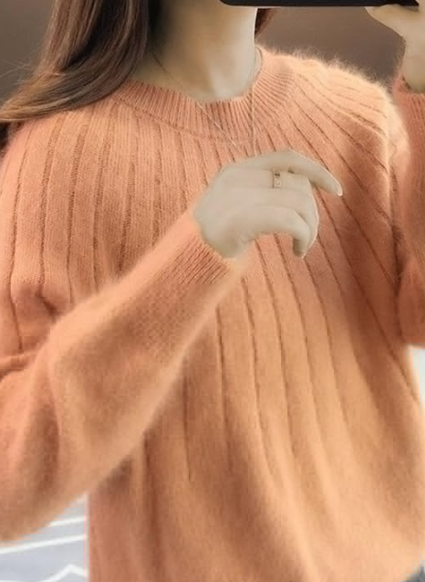 Dollie - Flauschiger Kaschmir-Strickpullover