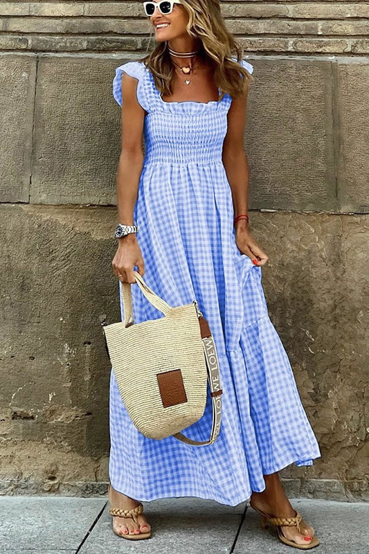 Hallie - Gestreiftes Maxikleid für Frauen