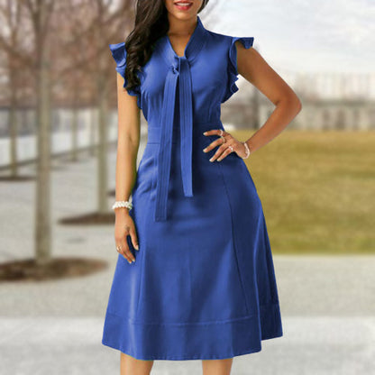 Francesca | Damenkleid mit Rüschenärmeln