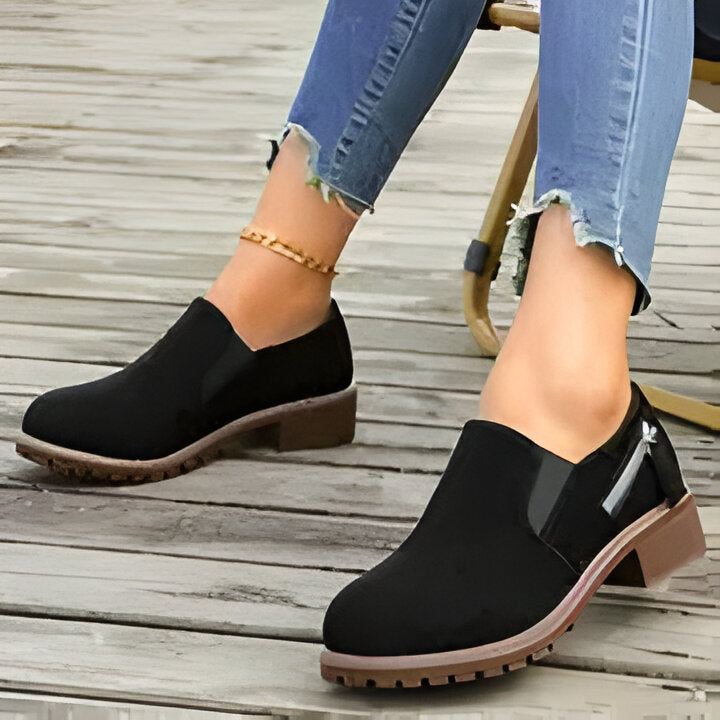 Danna | Damen Slip-On Flats - Bequemer niedriger Absatz