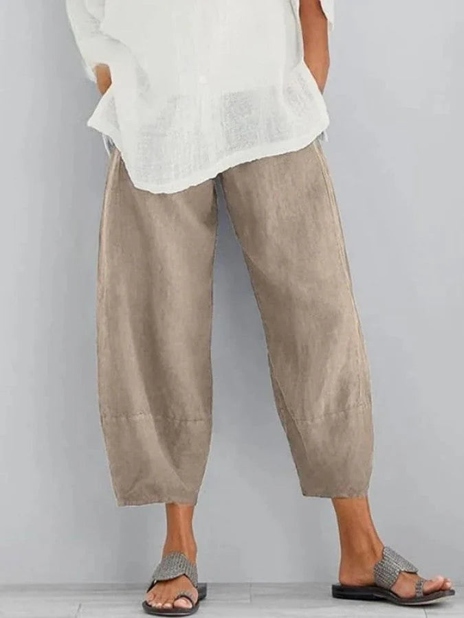 Marta | Freizeithose aus Leinen für Frauen
