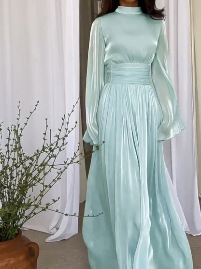 Corisande | Stylisches Maxikleid mit Bindegürtel