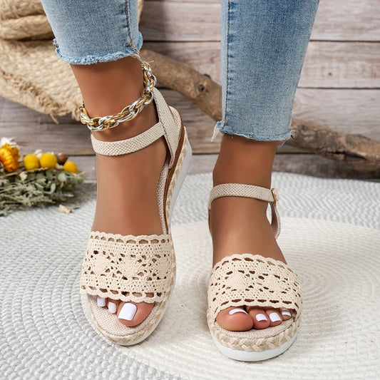 Grace - Women'S Casual Lace-Up Plattform Sandalen