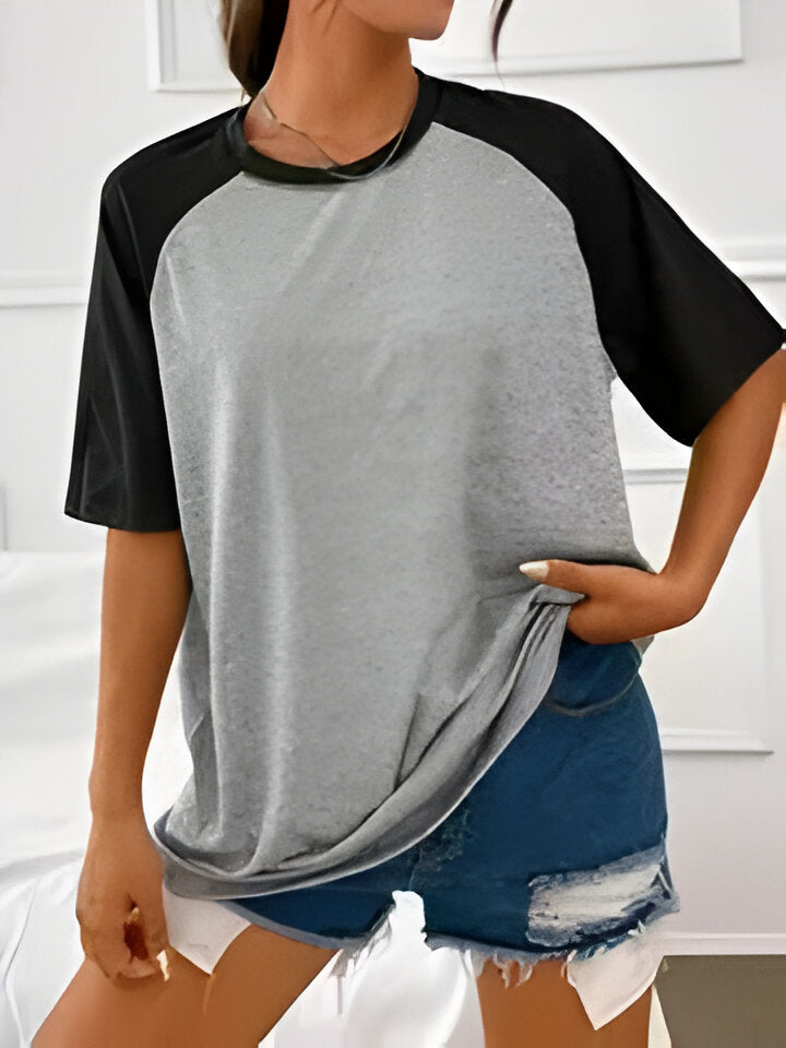 Karylle | Sportliches Hemd für Frauen mit loser Passform und Farbblock