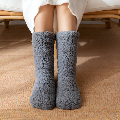 Caroline | Kuschelige Samt-Fleece-Socken für Damen