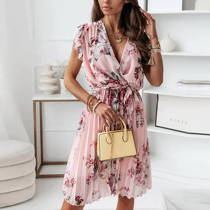 Lillian | Sonnenkleid Midi Flowerprint