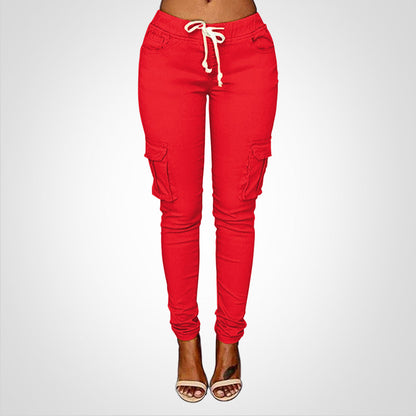 Lottie -  Angepasste Cargohose mit Kordelzug