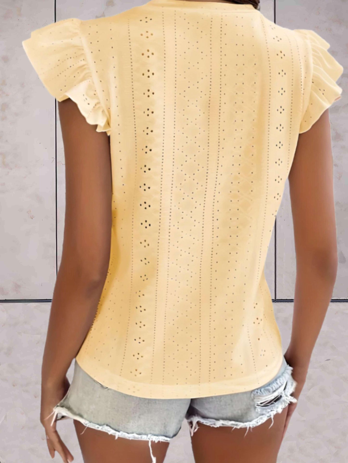 Katherine | Ärmelloses Rüschen-Top für Frauen