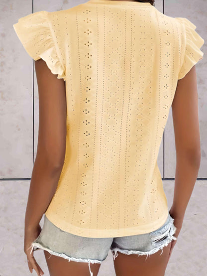 Katherine | Ärmelloses Rüschen-Top für Frauen