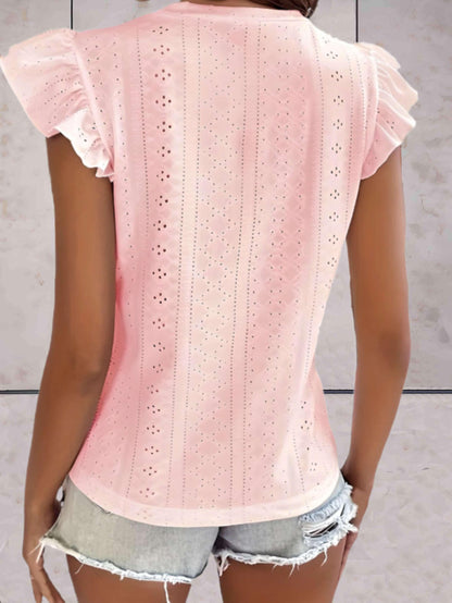 Katherine | Ärmelloses Rüschen-Top für Frauen