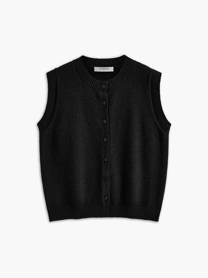 Hilma | Pullover-Weste mit Knopfleiste