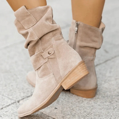 Jacinta | Hochhackige Stiefel mit Riemen