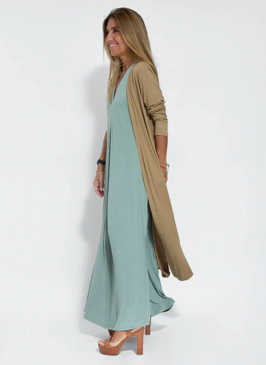 Florencia | Elegantes Zweiteiliges Kleid mit Weste