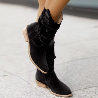 Jacinta | Hochhackige Stiefel mit Riemen