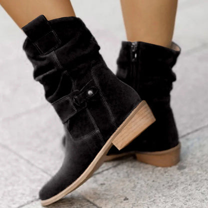 Jacinta | Hochhackige Stiefel mit Riemen