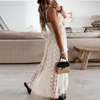 Oceanna | Elegantes Boho Maxikleid - fließend & bequem