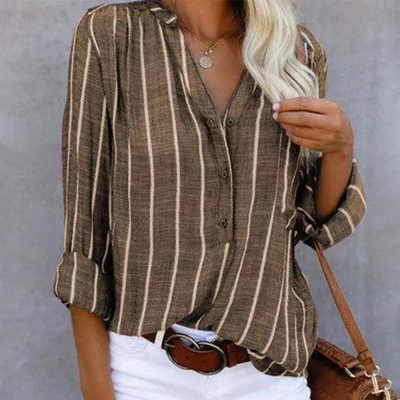 Elin | Lässige Bluse aus luxuriösem Material - für das tägliche Tragen für Frauen