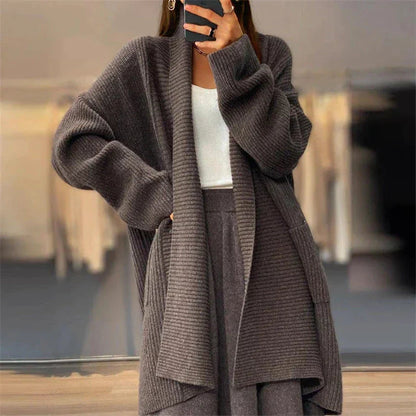 Danisha - Eleganter, warmer Oversize-Strickcardigan