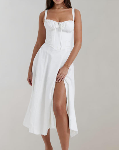 Faith | Damen Sommerkleid mit V-Ausschnitt