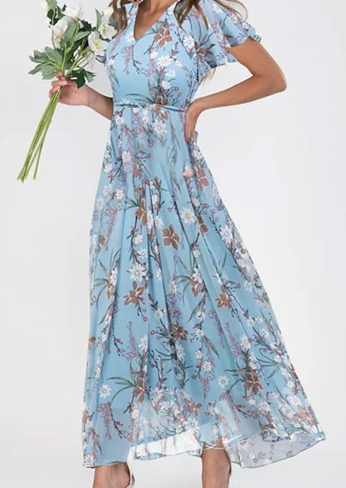 Miranda | Elegantes Blumenkleid - schick und anmutig