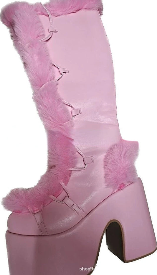 Ellery | Neue Winter Frauen Schnee Stiefel Plattform  (Saison  1)