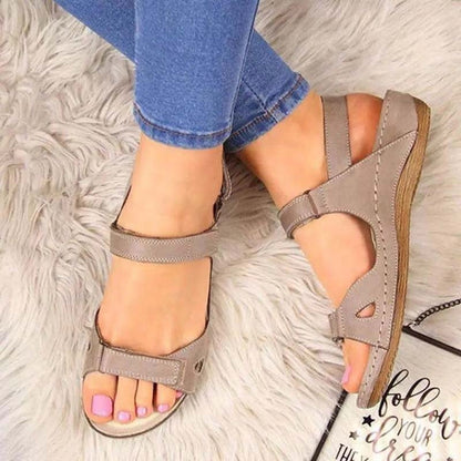 Madison | Ergonomische Damensandalen mit Klettverschluss