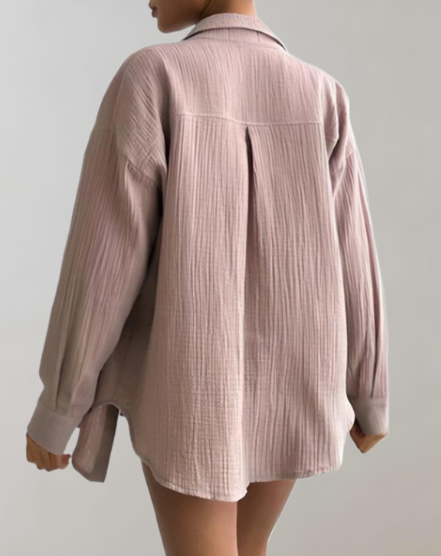 Ariadne | 2-teiliges Set aus Jacke mit Knopfverschluss