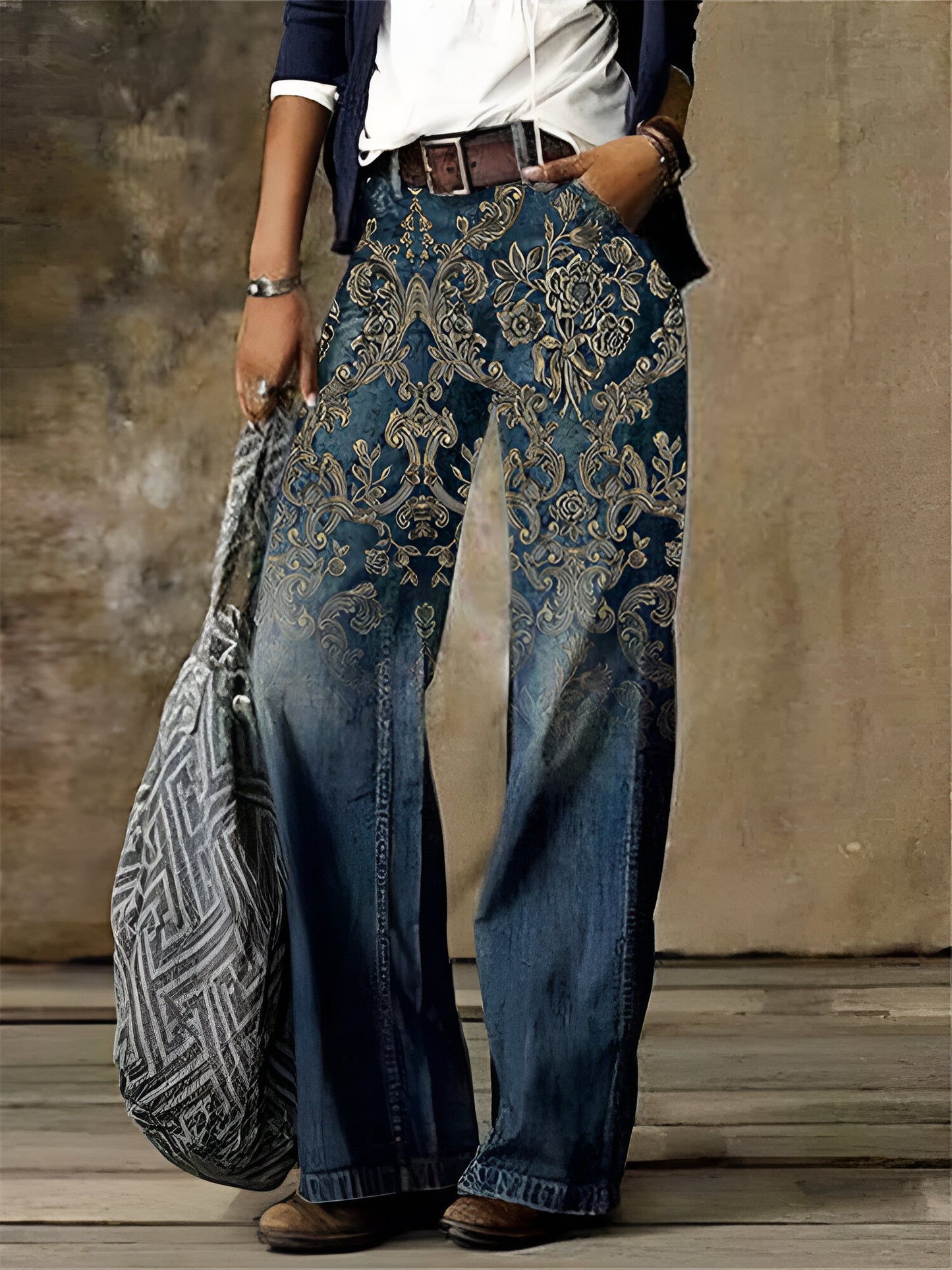 Sandra| Mode Slim Fit Jeans für Frauen