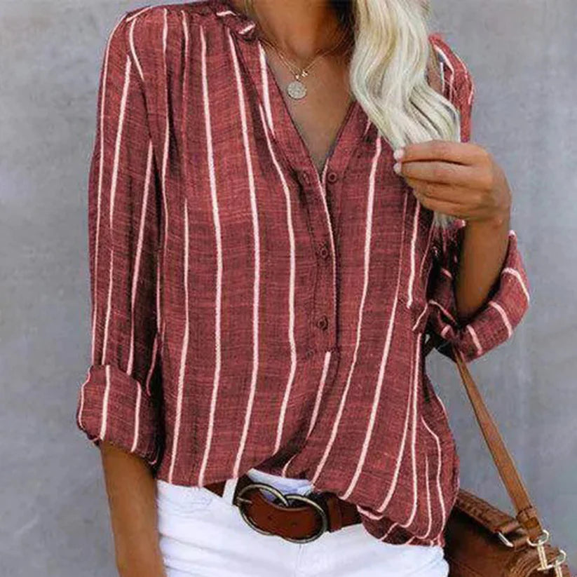 Elin | Lässige Bluse aus luxuriösem Material - für das tägliche Tragen für Frauen