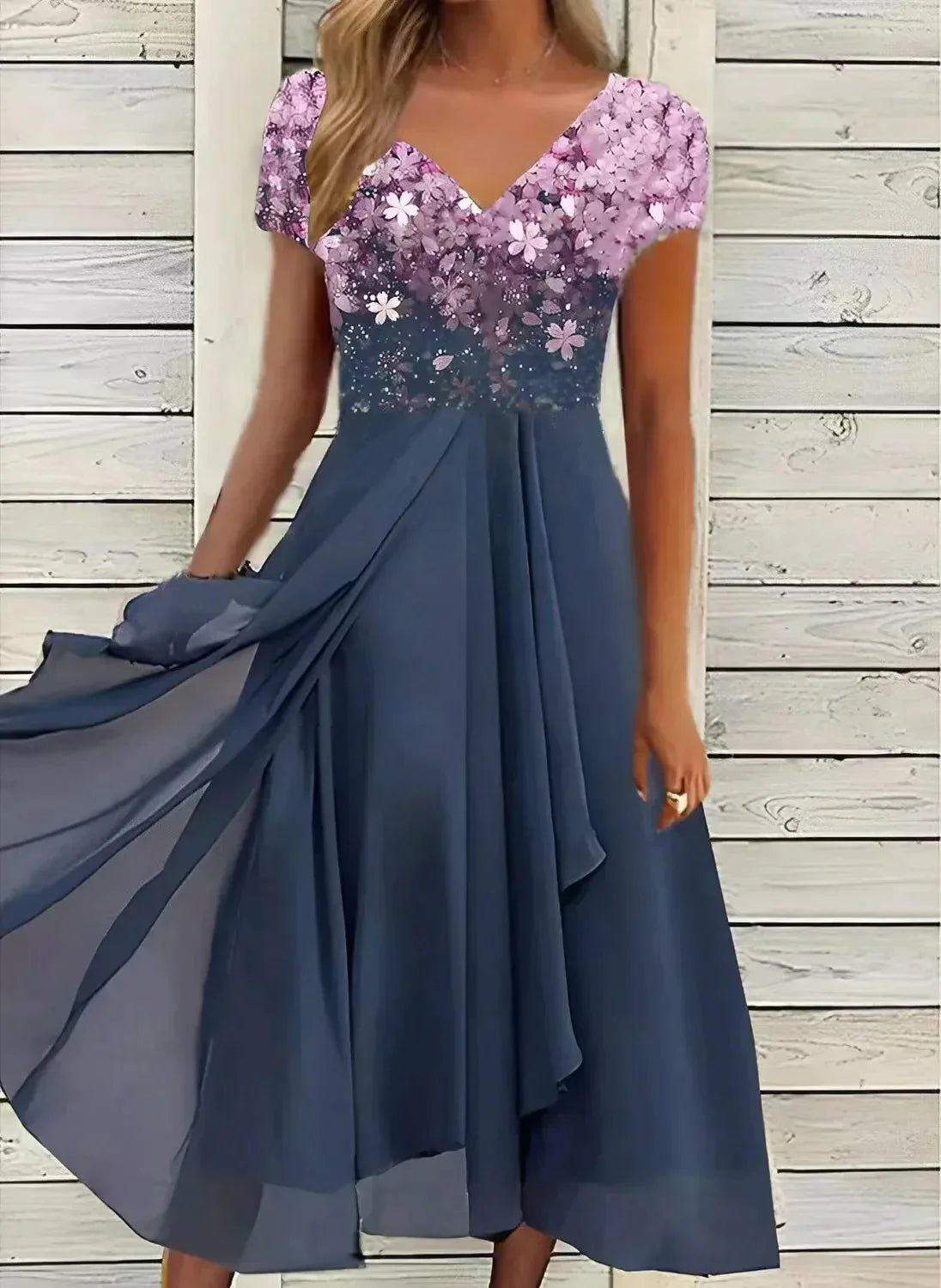 Adrienne - Chiffonkleid für Frauen