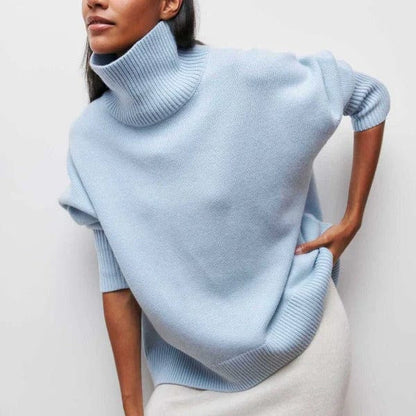 Oversize-Rollkragenpullover aus Kaschmir