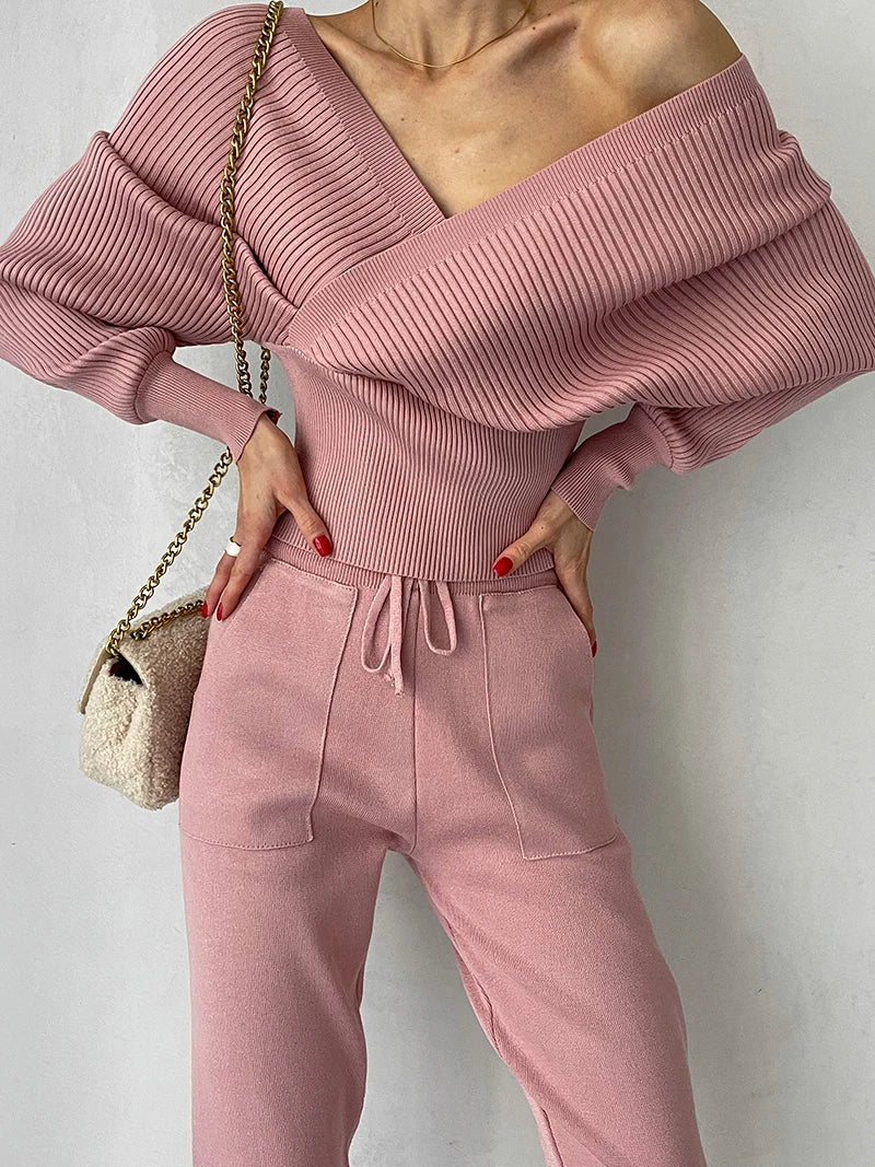 Alexandra | Sportliches zweiteiliges Set mit Pullover und Hose