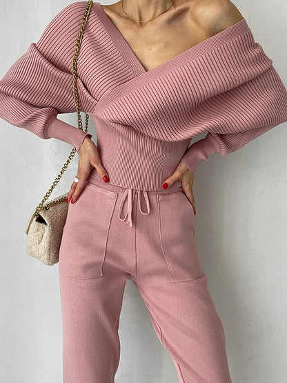 Alexandra | Sportliches zweiteiliges Set mit Pullover und Hose