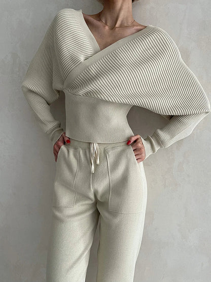 Alexandra | Sportliches zweiteiliges Set mit Pullover und Hose