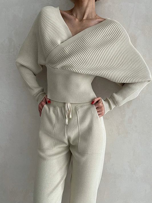 Alexandra | Sportliches zweiteiliges Set mit Pullover und Hose
