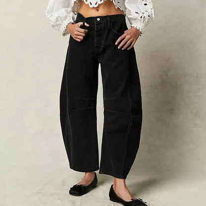 Katarina | Komfortjeans mit weitem Bein