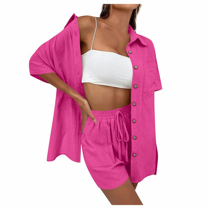 Lucia | Bequemes, lockeres Top und lässiges Short-Set