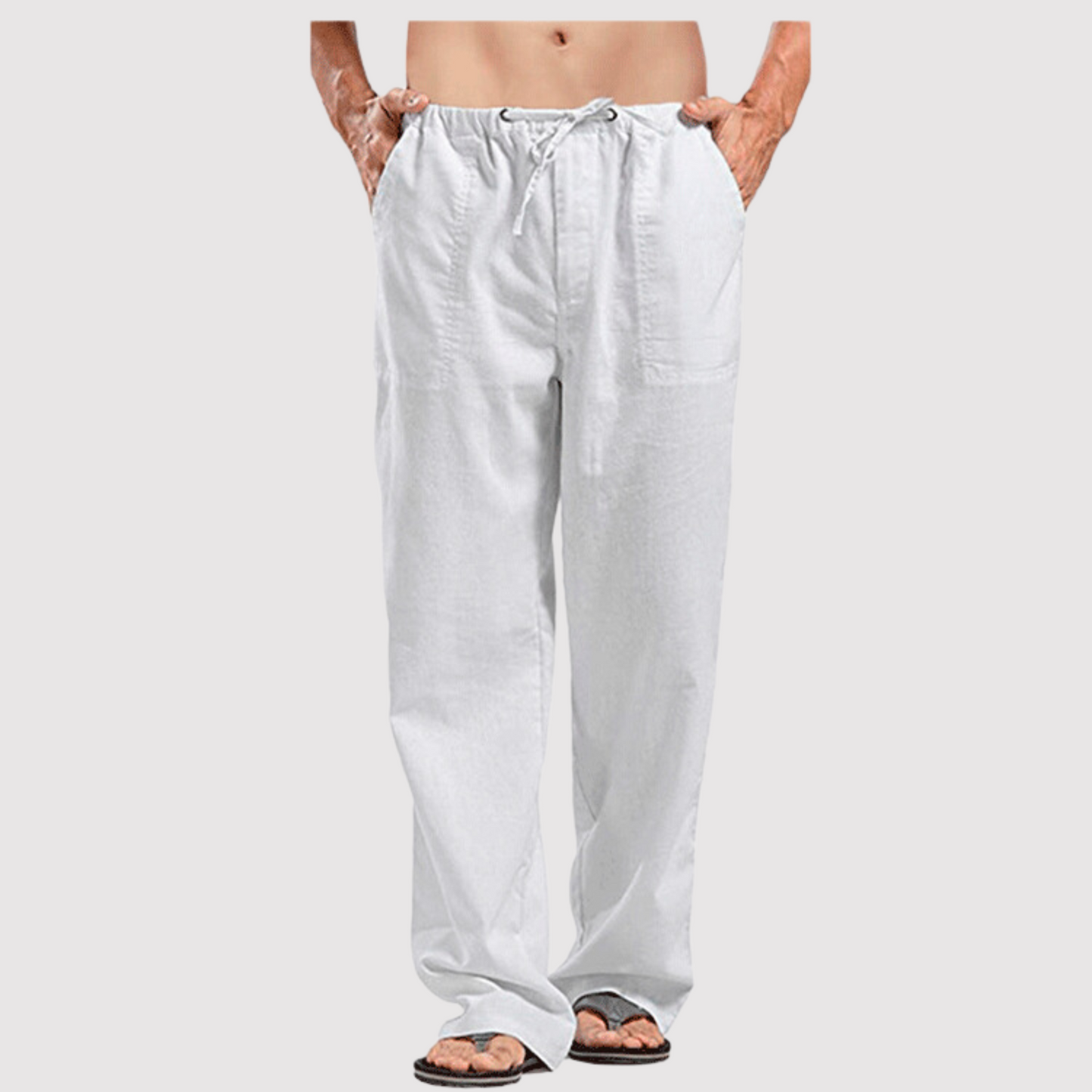 Oliver- Herren Baumwoll-Leinen-Hose