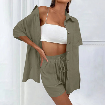 Lucia | Bequemes, lockeres Top und lässiges Short-Set