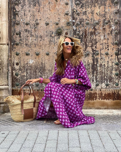 Esme -  Elegantes Boho Maxikleid