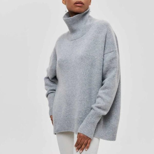 Oversize-Rollkragenpullover aus Kaschmir