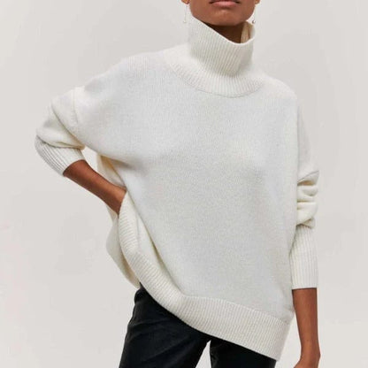 Oversize-Rollkragenpullover aus Kaschmir
