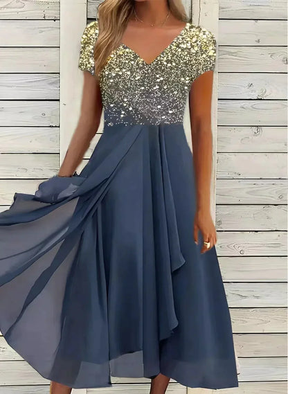 Adrienne - Chiffonkleid für Frauen