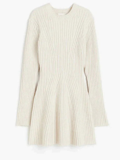 Addy - Baumwollstrickkleid Herbst
