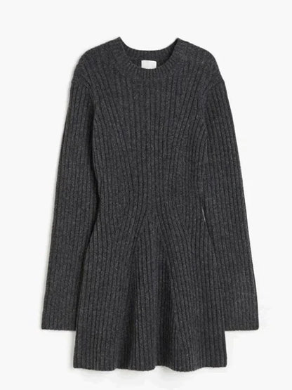 Addy - Baumwollstrickkleid Herbst